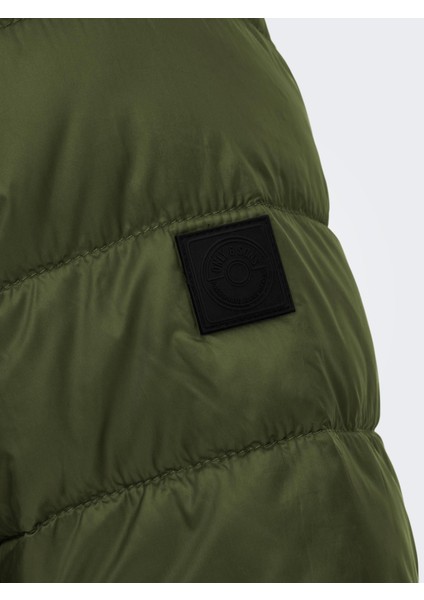 Carven Quilted Puffer Otw Noos Erkek Haki Mont 22023051-0310