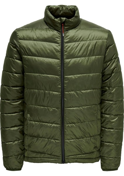 Carven Quilted Puffer Otw Noos Erkek Haki Mont 22023051-0310