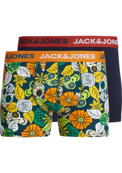 Mexican Skulls Trunks 2 Pack Erkek Turuncu Boxer 12222654-23