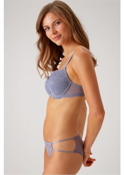 4820 Lyon Dantel ve Ip Detaylı Ekstra Push Up Dolgulu Fantezi Sütyen Takımı fiyatları