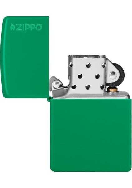 Çakmak 48629ZL - 103376 48629 Grass Green Zippo Logo