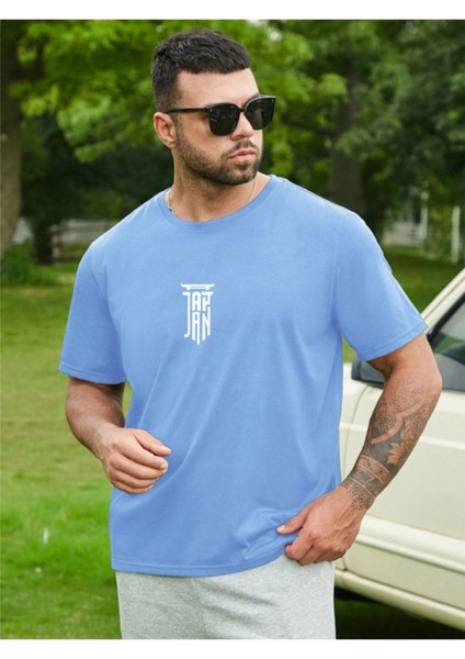 Bebe Mavi Japan Baskılı Oversize T-Shirt