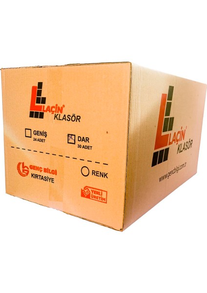 Klasör Yeşil Dar 30 Adet 1 Koli indirimleri