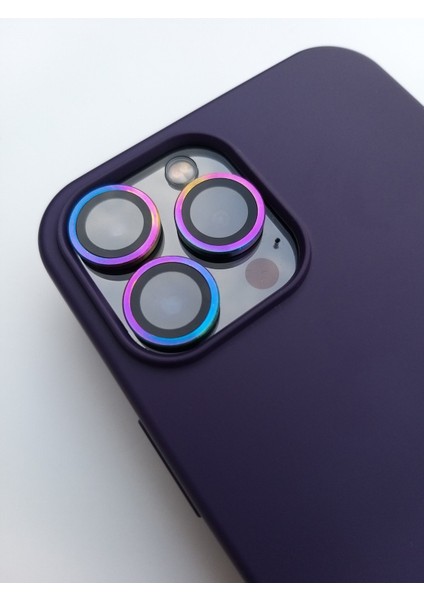 iPhone 14 Pro / 14 Pro Max Uyumlu Bukalemun Halka Set Kamera Lens Koruyucu modelleri