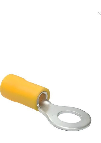 Yuvarlak Tip Izoleli Kablo Ucu 4-6 mm² M6 Uygun Vida: M6 10 Adet