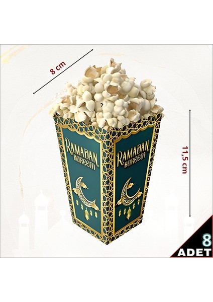 Mısır Kutusu, 8 Adet - Ramadan Kareem