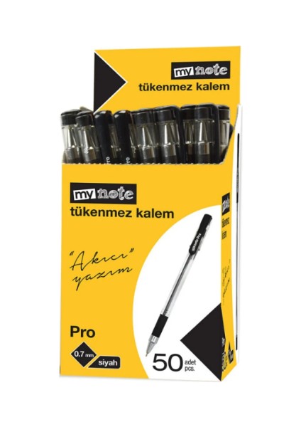 Pro 0.7 mm iğne Uçlu Jel Tükenmez Kalem 50'Li