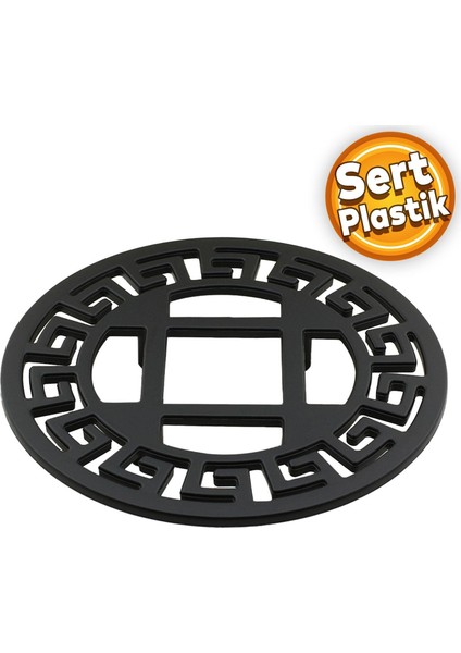 Versace Kulp Mobilya Çekmece Dolap Kapak Kulpu Kulbu Plastik Mat Siyah