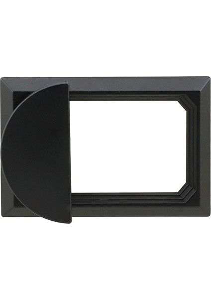 Veyron Dörtgen Kulp Mobilya Çekmece Dolap Kapak Kulpu Kulbu Plastik Mat Siyah indirimleri