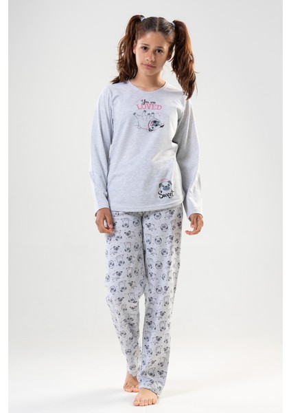 Kız Çocuk Uzun Kol Pijama Takım
