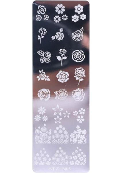 Nail Art Stamp Baskı Plağı N05