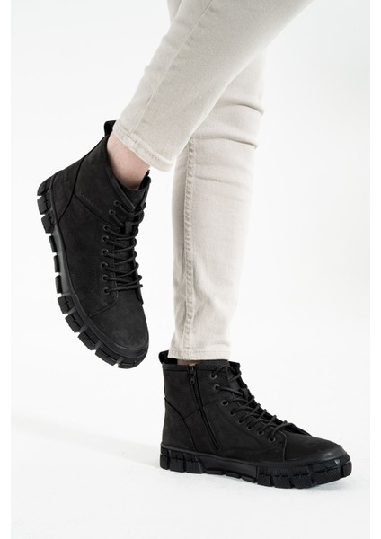 Sharon Hakiki Deri Siyah Erkek Bot fiyatları