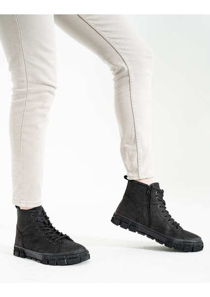 Sharon Hakiki Deri Siyah Erkek Bot modelleri