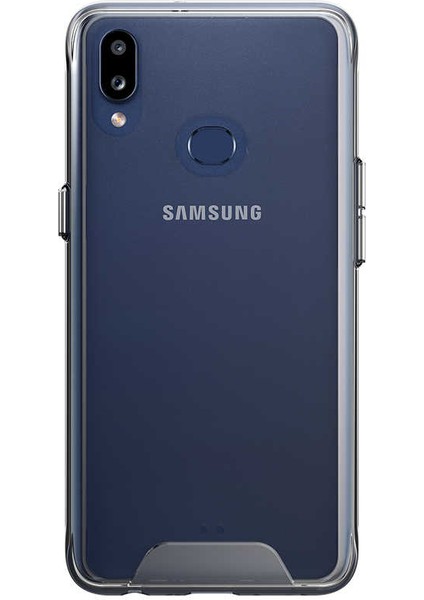 Samsung Galaxy A10S Kılıf Kamera Korumalı Darbe Emici Şeffaf Tank Tam Koruma Silikon Kapak