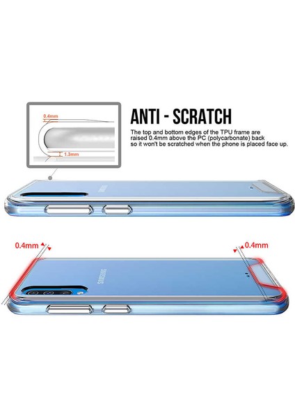Samsung Galaxy A50 Kılıf Kamera Korumalı Darbe Emici Şeffaf Tank Tam Koruma Silikon Kapak fiyatları