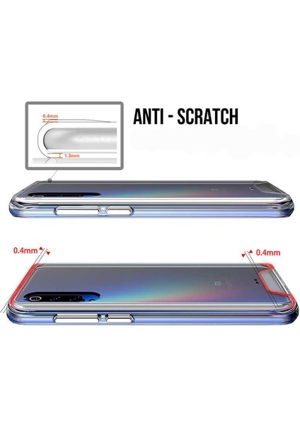 Xiaomi Mi 9 Kılıf Kamera Korumalı Darbe Emici Şeffaf Tank Tam Koruma Silikon Kapak fiyatları