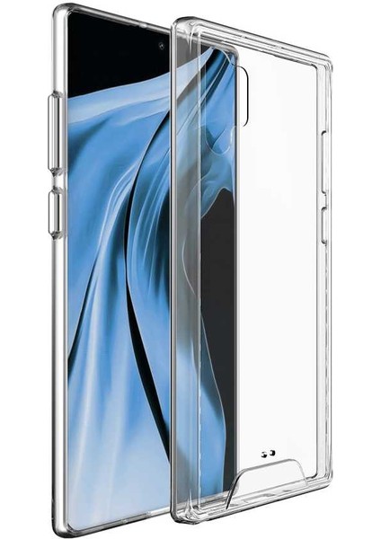 Samsung Galaxy Note 10 Plus Kılıf Kamera Korumalı Darbe Emici Şeffaf Tank Tam Koruma Silikon Kapak