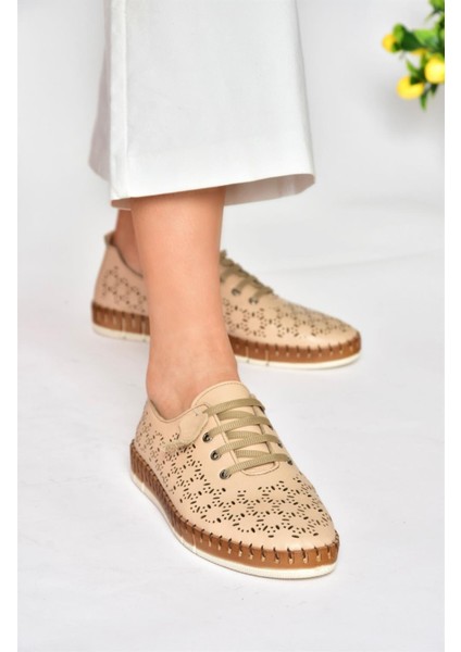 P555004703 Ten Bağcıklı Günlük Kadın Ayakkabı modelleri