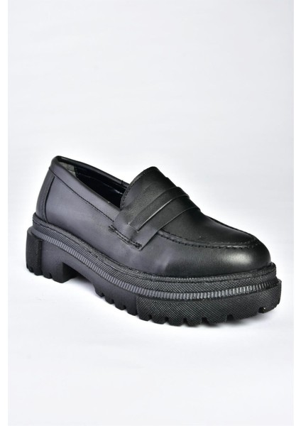 P6520345009 Siyah Kalın Tabanlı Günlük Kadın Ayakkabı fırsatları