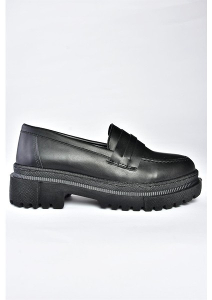 P6520345009 Siyah Kalın Tabanlı Günlük Kadın Ayakkabı indirimleri