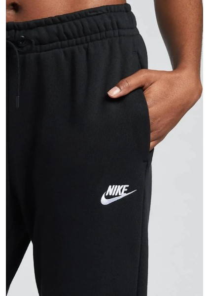 Sportswear Essantial Standart Kesim Siyah Kadın Eşofman Altı modelleri