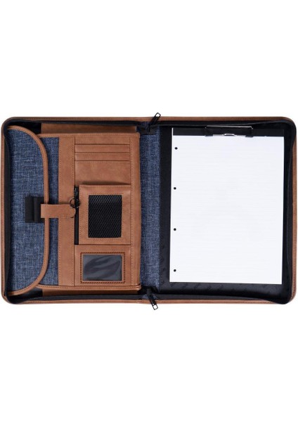 Exclusive Gizli Saplı Çift Fermuarlı Lacivert Evrak Çantası modelleri