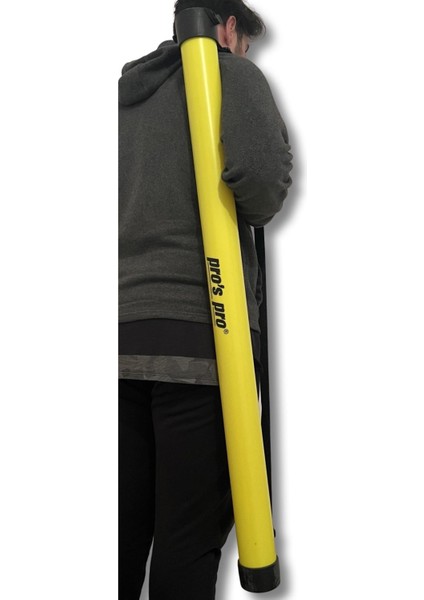Sarı Quick Pick Lime 116 cm Tenis Top Toplama Tüpü