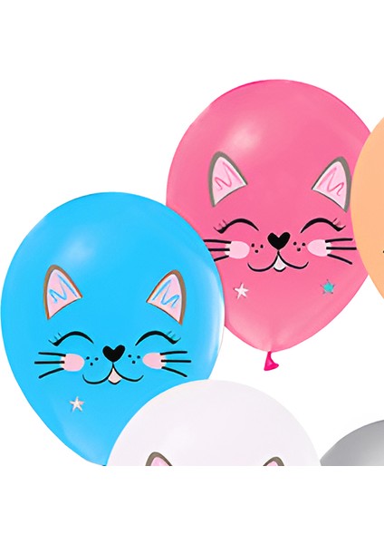 Miss Cat Balon, 30CM x 6 Adet