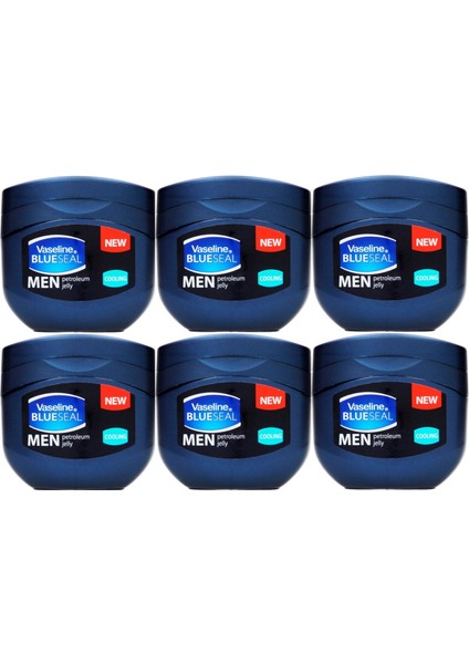 Nemlendirici Jel Krem Vazelin 100 ml Men Cooling 6'lı Set