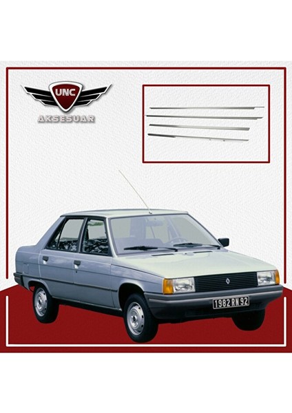 UNC Aksesuar Renault R9 Broadway Krom Cam Çıtası 1984 - 2000