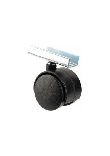 Uzun Geçmeli Plastik Teker 50 mm 25KG Ofis Koltuğu Sandalye Tekerleği