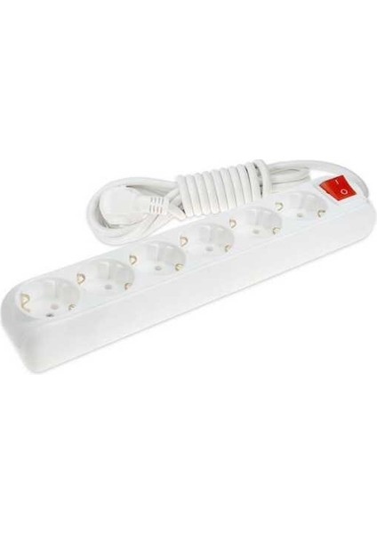 6'lı Anahtarlı Topraklı Priz 2 Metre modelleri