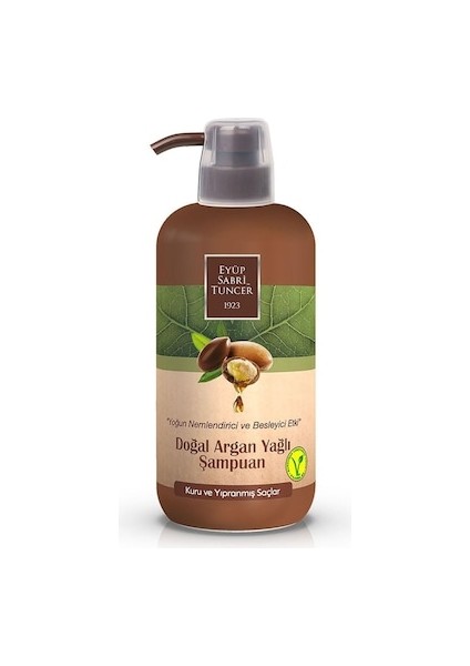 Doğal Argan Yağlı Şampuan 600 ml