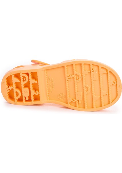 Clasica Velcro Kız/Erkek Çocuk Sandalet S10288 Havuz Plaj