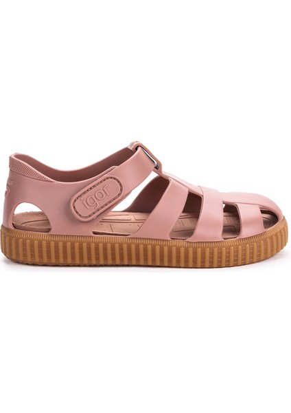 Nico Caramelo Kız/Erkek Çocuk Sandalet S10291 Havuz Plaj Gül Kurusu