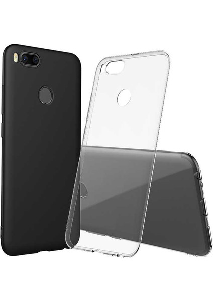 Xiaomi Mi 5x Kılıf Şeffaf Silikon Hibrit Case Kapak