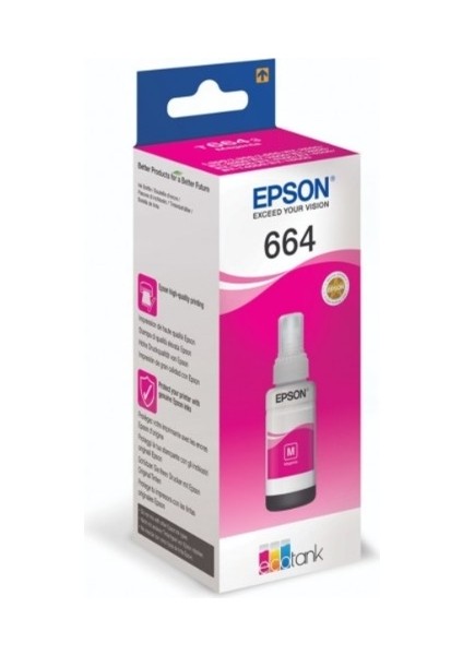 Mystok Epson Yazıcı Mürekkebi 664 Kırmızı Muadil 70 ml