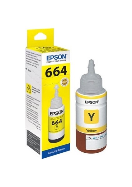 Mystok Epson Yazıcı Mürekkebi 664 Sarı Muadil 70 ml