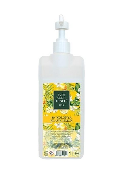 Klasik Limon Kolonyası 1 Lt - Sprey Başlıklı