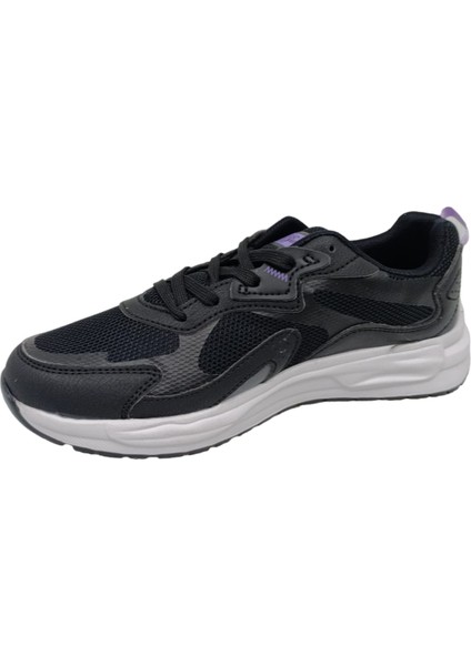 28099 Kadın Siyah Bağcıklı Yürüyüş Koşu Spor Ayakkabı modelleri