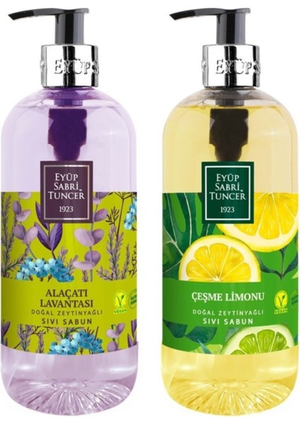 Çeşme Limonu ve Lavatan Doğal Zeytinyağlı Sıvı Sabun 500 ml
