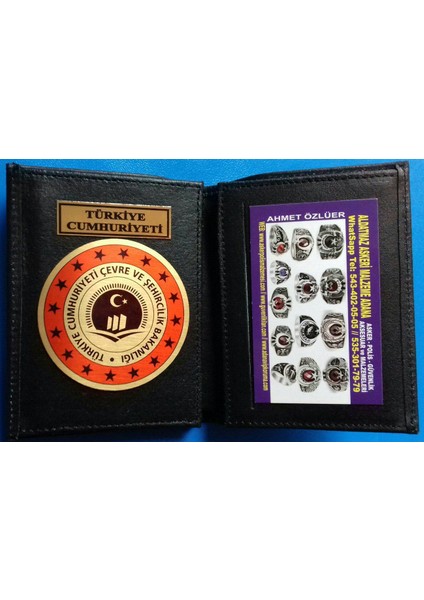 Çevre ve Şehircilik Bakanlığı Rozetlı Cüzdanı Al,kurum Adresıne Gider.