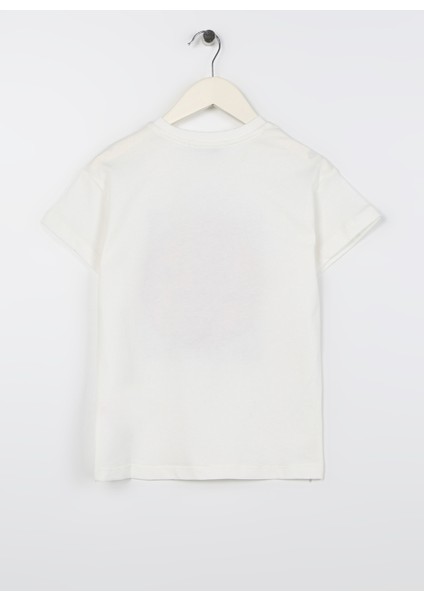 Baskılı Ekru Erkek Çocuk T-Shirt Moreso Boy-23 fiyatları