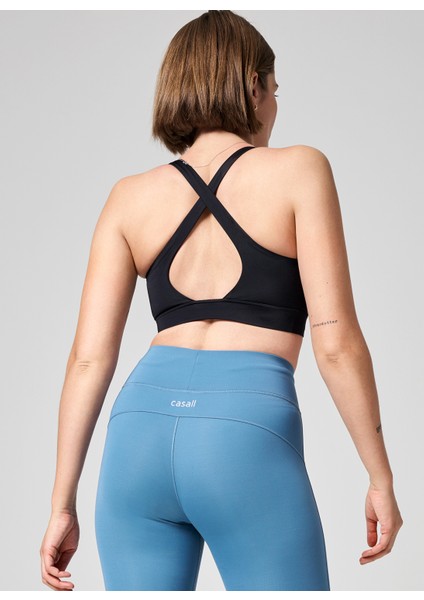 Siyah Sporcu Sütyeni 20990-901 Crossback Sports Bra