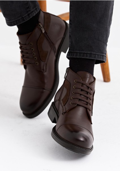 Erkek Bot Hakiki Deri Ayakkabı 075K22E40607 indirimleri