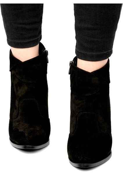Kadın Topuklu Bot Hakiki Deri Ayakkabı 052K22K10012 modelleri