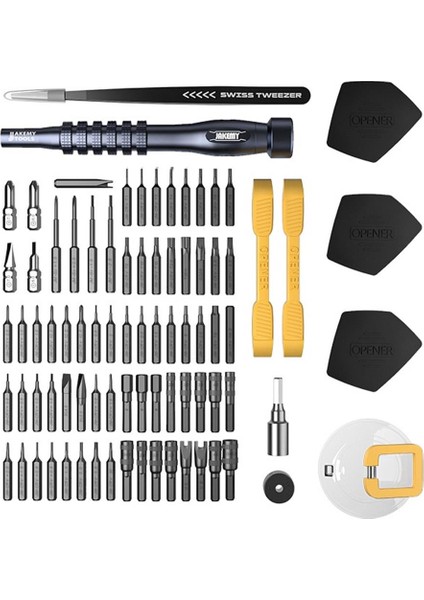 JM-8187 83 Parça Taşınabilir Mıknatıslı Hassas Tornavida Seti fiyatları
