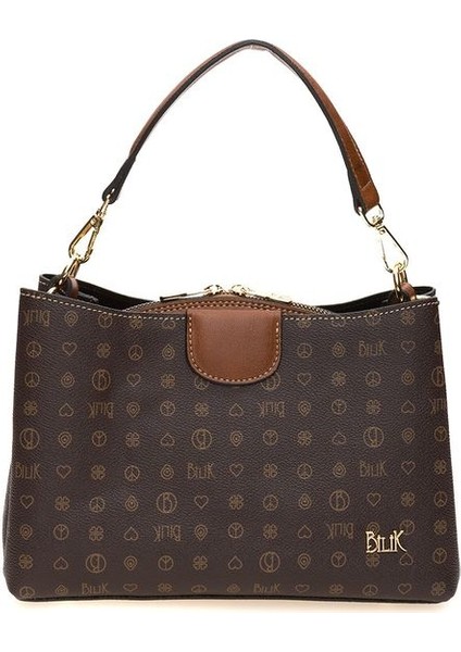 Monogram Kahve/taba Kadın Omuz Çantası Dlr 109-MN