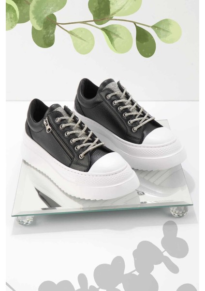 Siyah Kadın Sneaker K01763089709