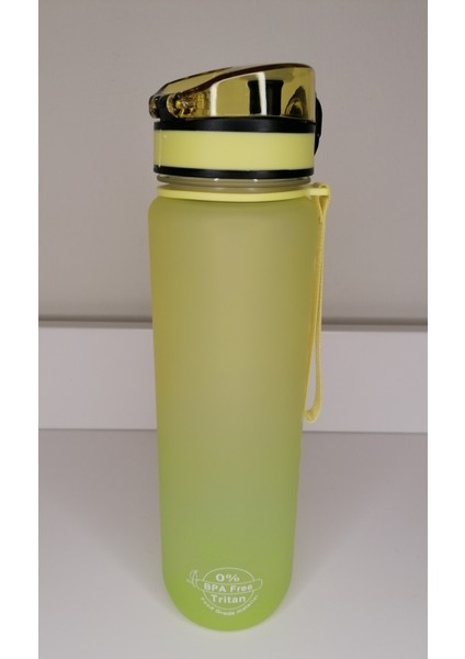 Shop-Set 1000 ml Tritan Motivasyonlu Su Matarası (Neon Sarı - Neon Yeşil) fiyatları